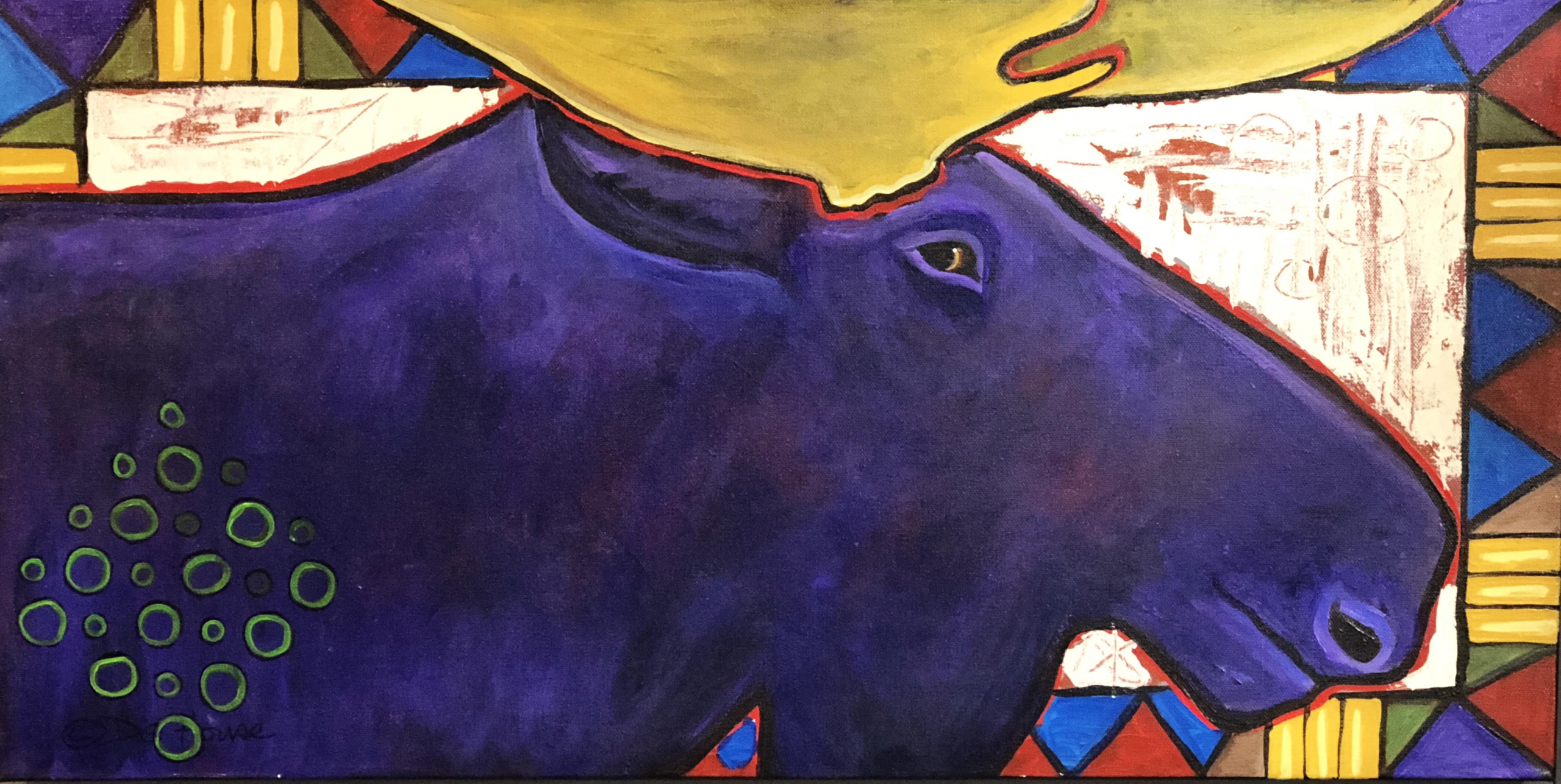 Moose painting by DG House