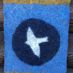 Felted Wall hanging tribute