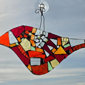 Glass Mosaic Bird