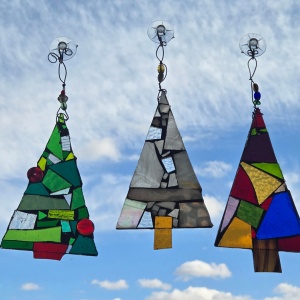 DEC 6 Stained Glass Holiday Tree Mosaics