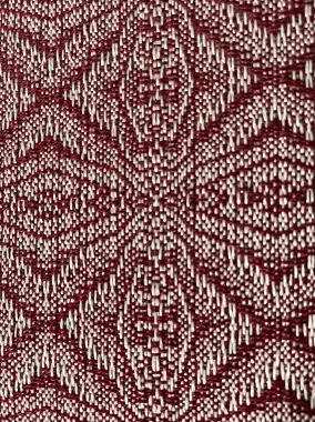 diamond shapes woven onto a gray background