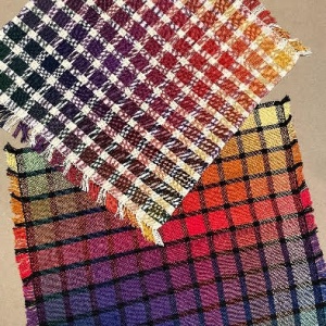 colorful woven squares